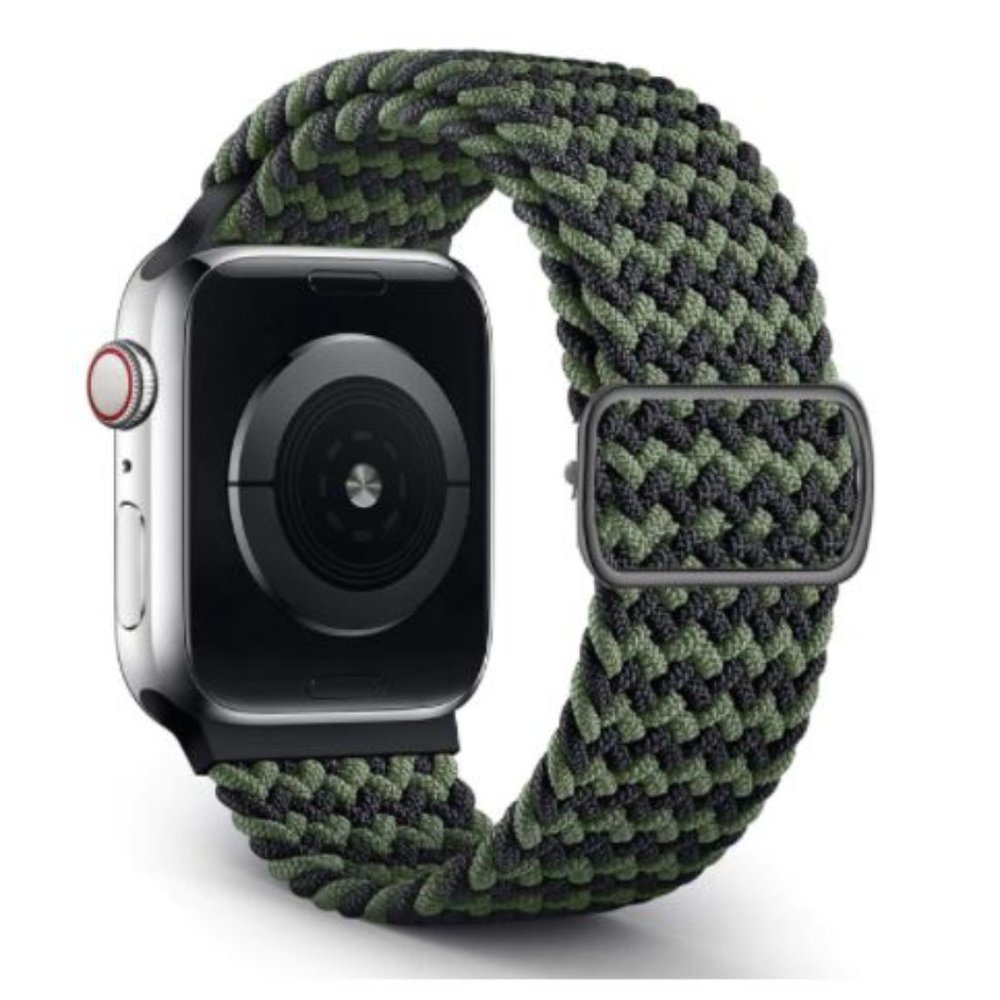 NEW Adjustable Braided Solo Loop For Apple Watch Z
